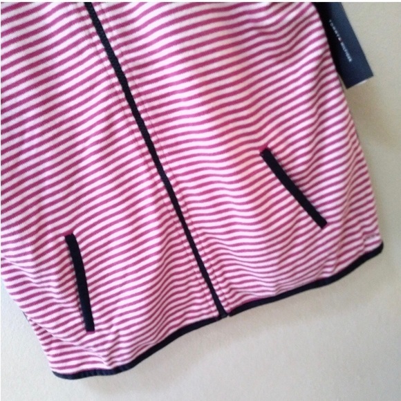 Tommy Hilfiger Hooded Striped Vest Size M - Picture 5 of 5